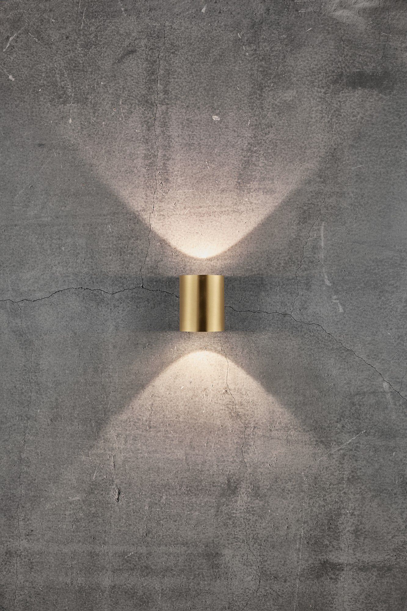 Canto 2, Wandleuchte, Messing - 2X6W LED, 2700K, IP44, 230V