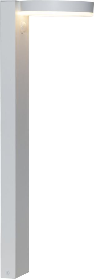 Solar-Wegleuchte VIDI - 3.7V DC, 0.8W, 500/70lm, 3000K, IP, weiss, Bewegungs-/Dämmerungsensor, L=160mm, B=210mm, H=600mm