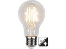LED Leuchtmittel E27 A60 Sensor clear - E27, 450Lm, 4.2W, 230V