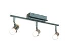 LED Deckenleuchte Garda (3er Spot) - 13,5W, 975lm, 3000K, IP20, chrom, nicht dimmbar, L=460mm, B=85mm, H=170mm