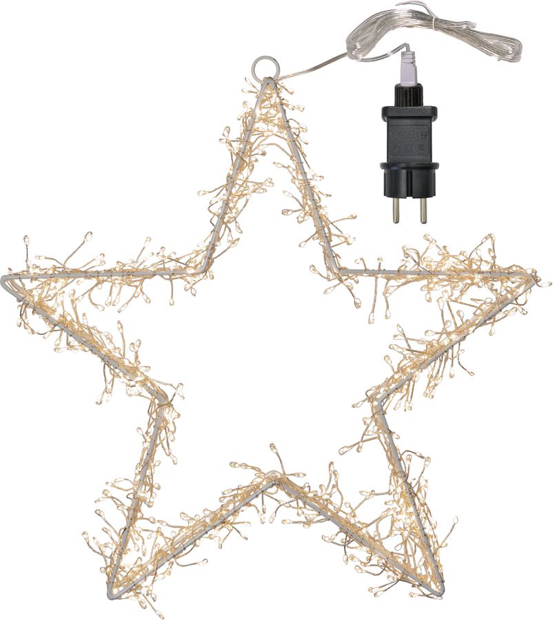 Silhouette Bonfire Stern - Indoor, Weiss, 37.00cm Höhe