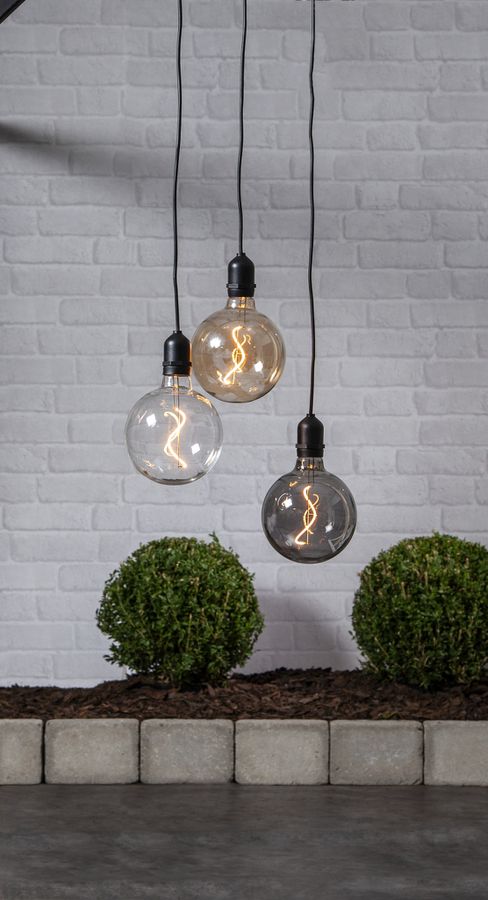 HANGING DECORATION BOWL schwarz 0.06W 2700K - IP44 Outdoor