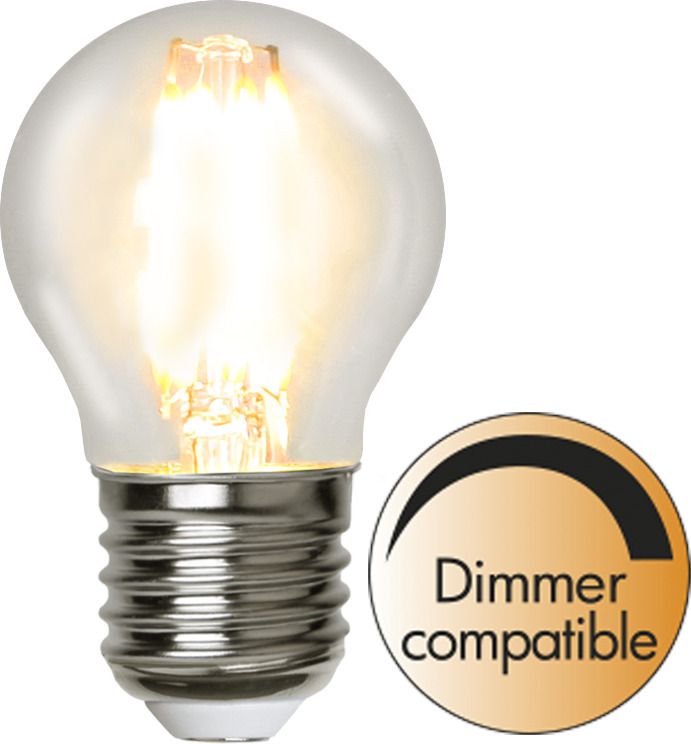 LED Leuchtmittel E27 G45 Clear - E27, 470Lm, 2700K, 4.2W, 230V