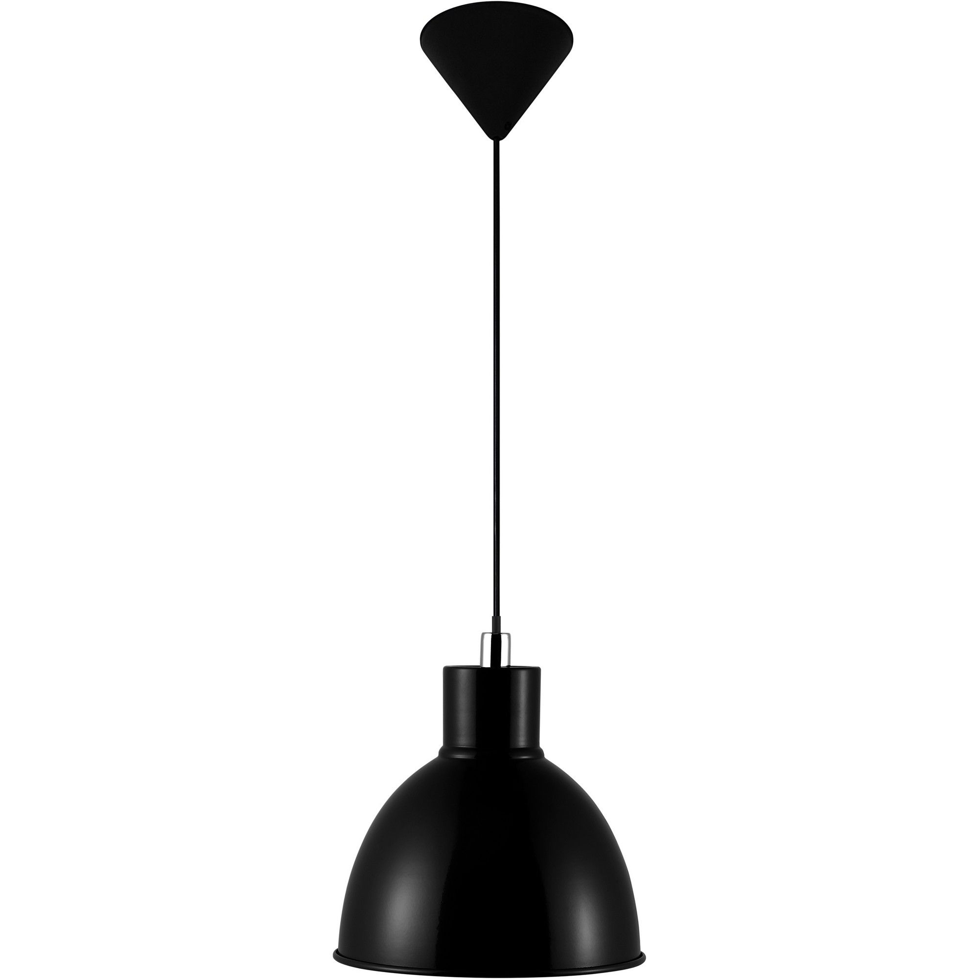 POP - E27, max. 40W, IP20, schwarz, dimmen optional, exkl. Leuchtmittel, D=215mm, H=230mm, PL=2230mm