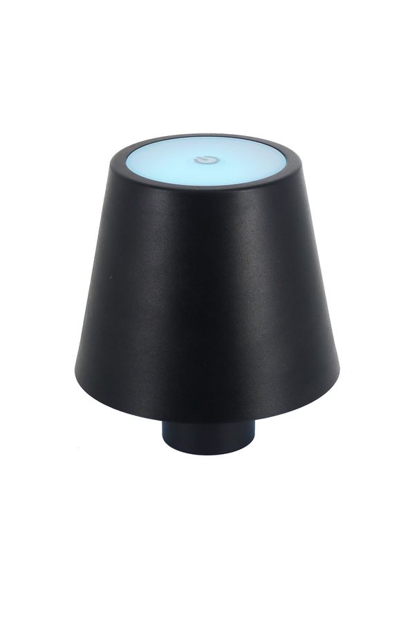 Akku Tischleuchte Wine Bottle USB-C GINI Schwarz - IP54, RGBW, 250lm