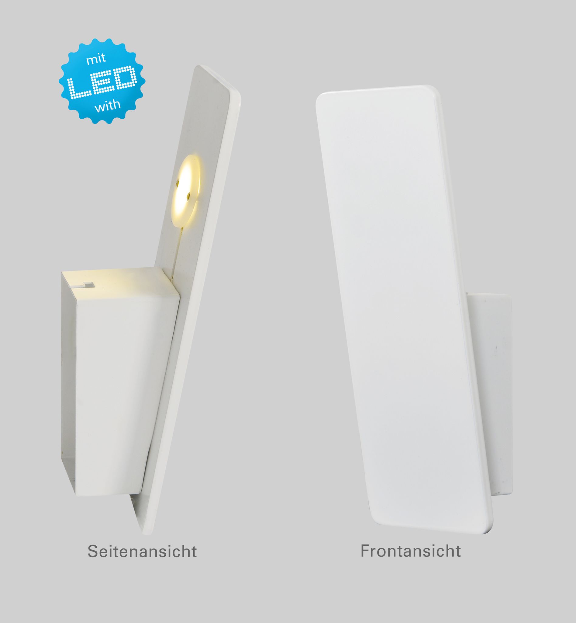 LED Wandleuchte Stan - LED fest verbaut, 3000K, warmweiss