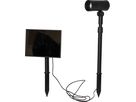 Solar Spotlight Powerspot - Indoor, Outdoor, Warmweiss, Schwarz