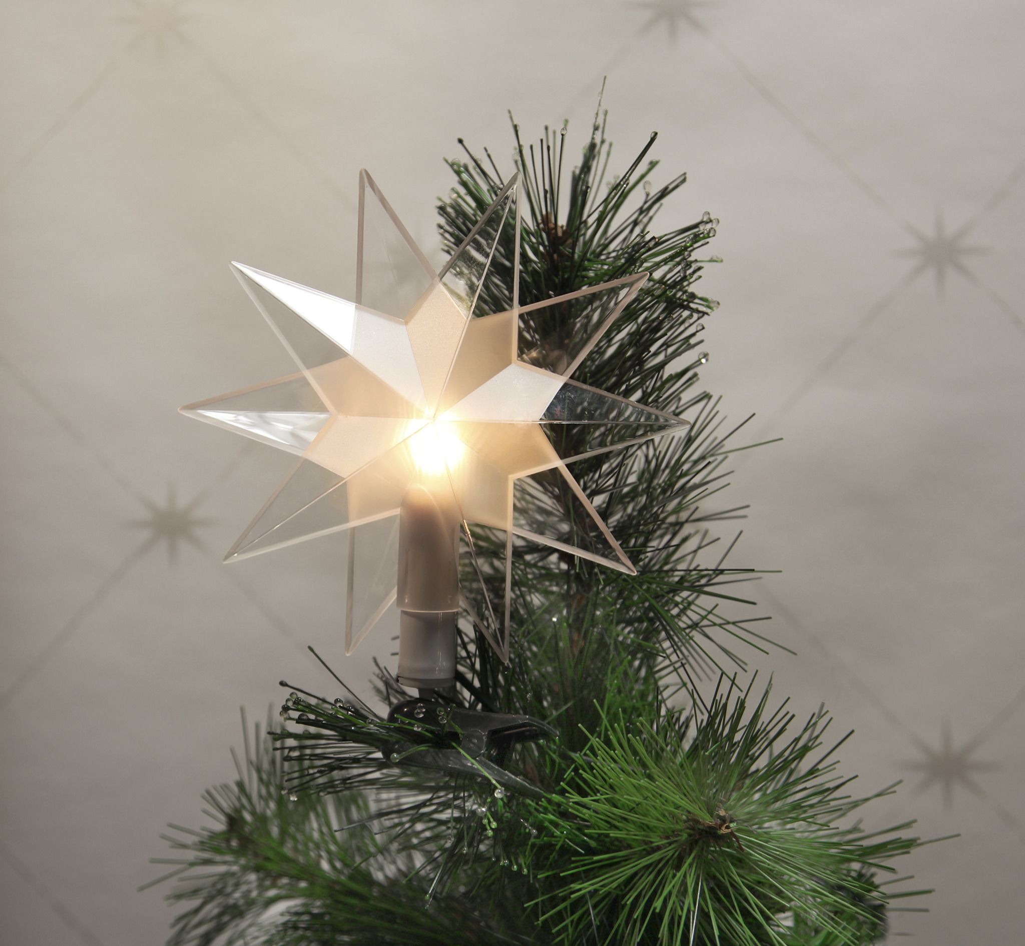 Stern für Weihnachtsbaum transparent - Stern für Weihnachtsbaum transparent