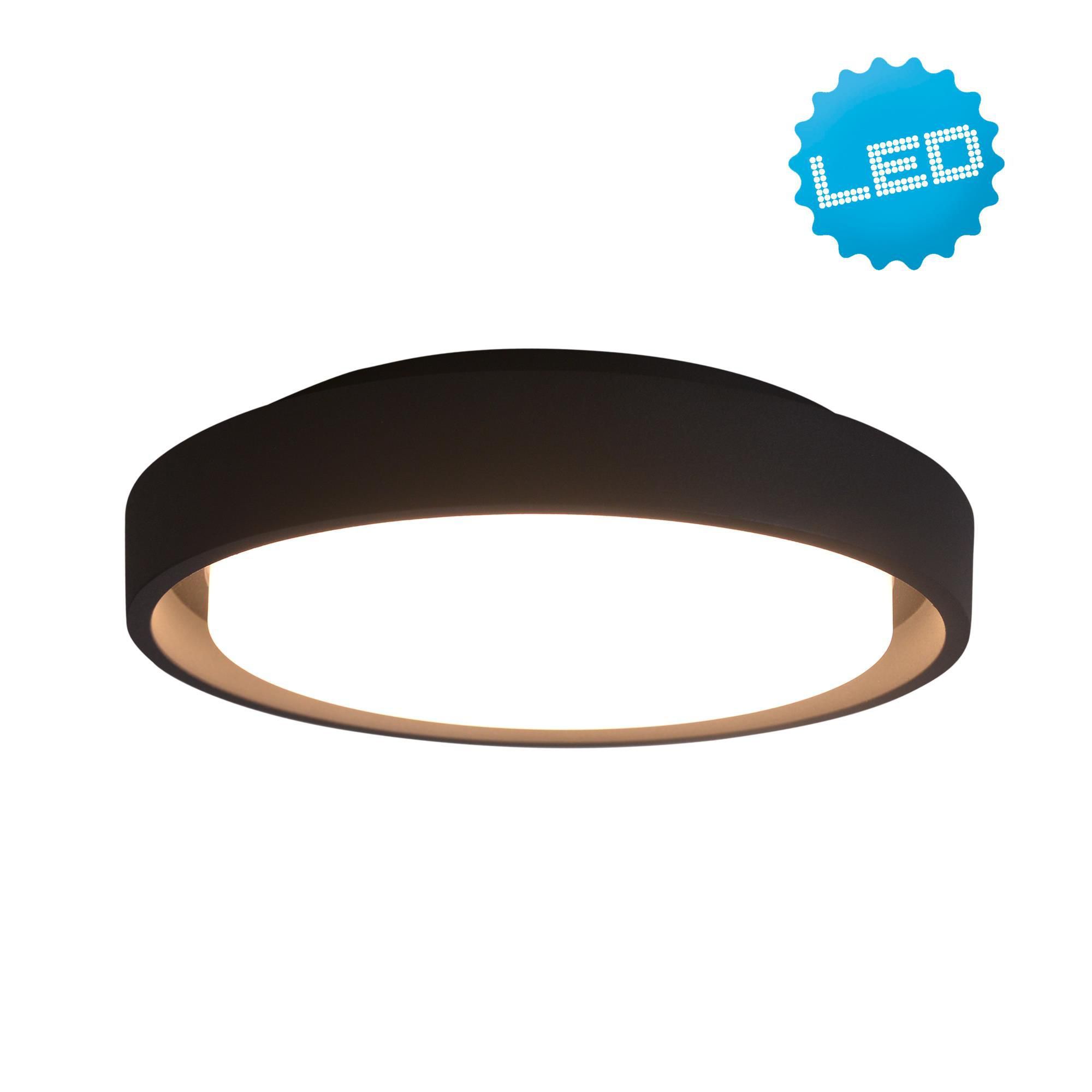 LED Aussenwandleuchte IP54 Mio d:27cm - IP54, warmweiss, 25W