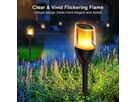 Duopack Solar-Stick Flamme rund - Warmweiss, IP44