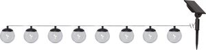 Solar Lichterkette Globe - IP44, Warmweiss, 8 LED's