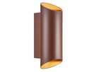 Nico Round 22, Wandleuchte, Rost - GU10, IP54, max.2*25W