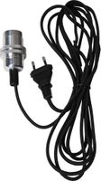 Set di cavi E14 Fade - E14, Zink/silber, 230V AC