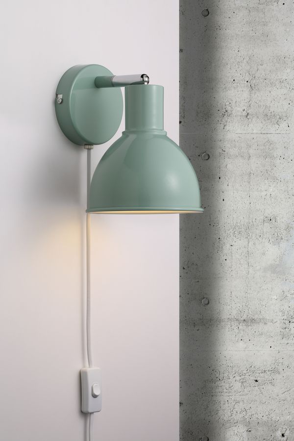 Wandleuchte POP (Grün) - E27, max. 18W, IP20, grün, nicht dimmbar, exkl. Leuchtmittel, L=190mm, B=190mm, H=200mm
