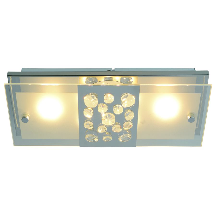 LED Deckenleuchte Chur l:30cm - LED fest verbaut, 3000K, warmweiss