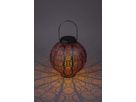Solar Laterne MENKAR - Amber LED, IP44, 1800K