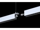 LED DALI-Pendelleuchte GLOS Up&Down (3000K) - 50W, 6250lm, 3000K, IP20, CRI83, 120°/45°, weiss-matt, DALI dim., L=1171mm, B=38mm, H=66mm,PL=1500mm