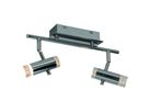 LED Deckenleuchte Garda (2er Spot) - 9W, 650lm, 3000K, IP20, chrom, nicht dimmbar, L=340mm, B=80mm, H=180mm