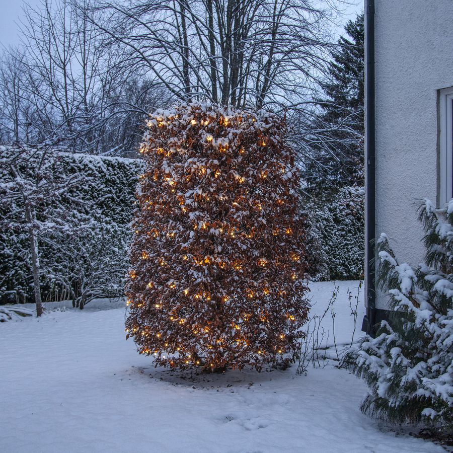 Netzlichterkett Shiny - IP44, Warmweiss, 200 LED's, 300.00 cm