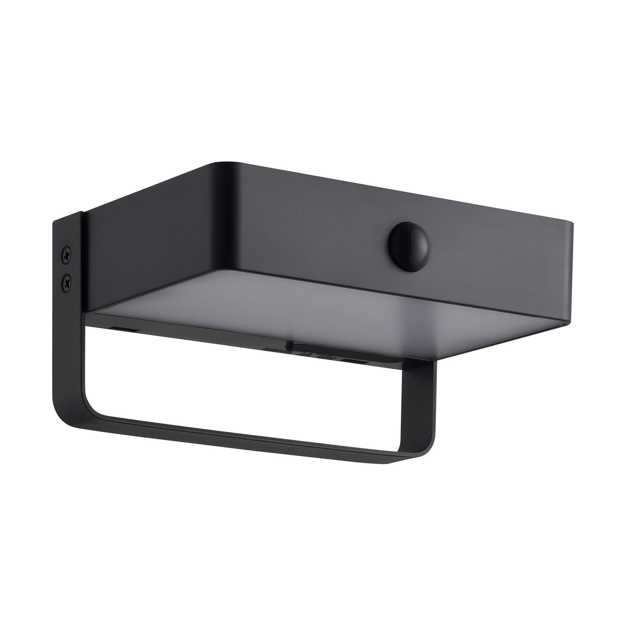 Solar-Wandleuchte Saulio  Schwarz - LED Modul, 4.5W, IP44