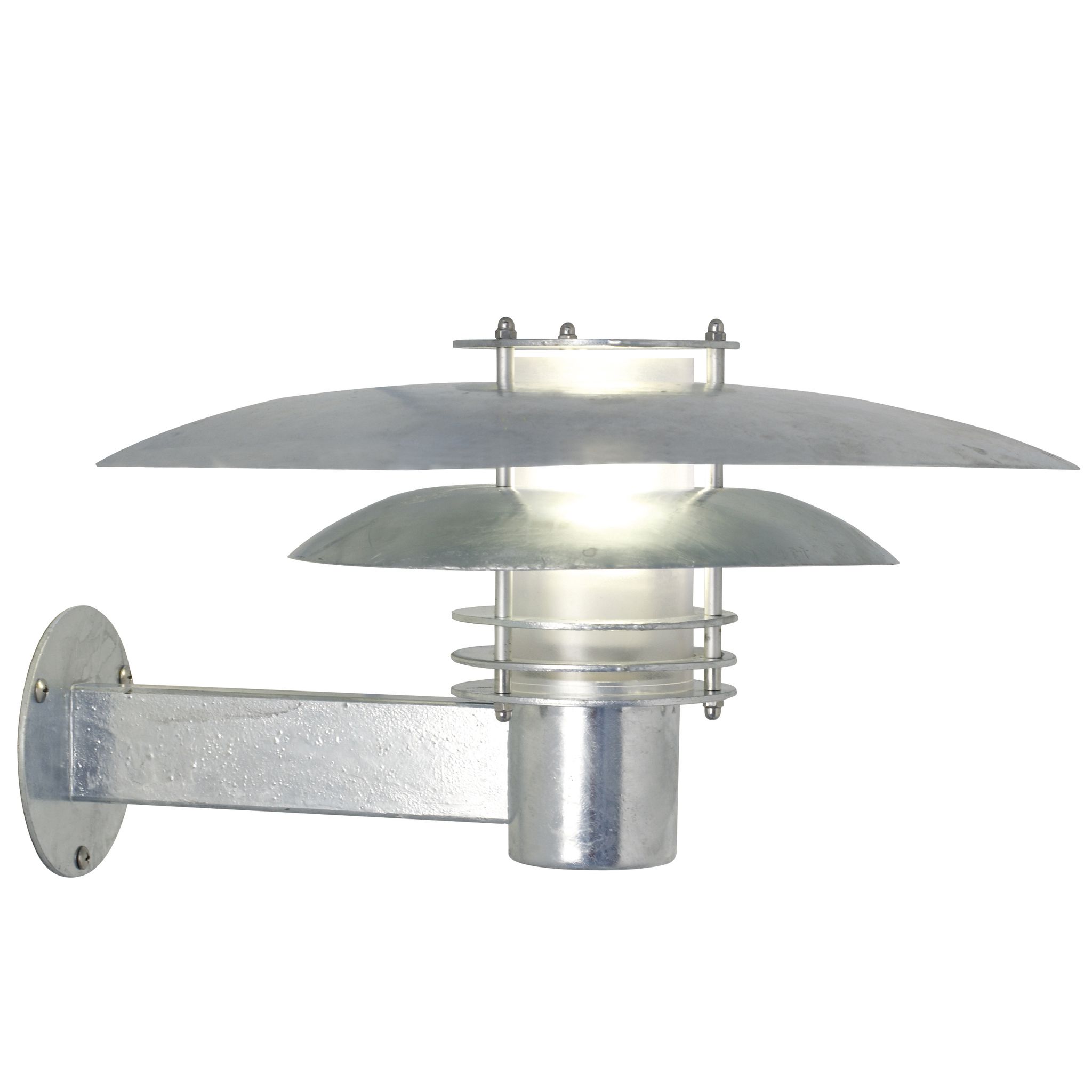Phoenix, Wandleuchte, Verzinkt - 14W, 2700K, IP54, 230V