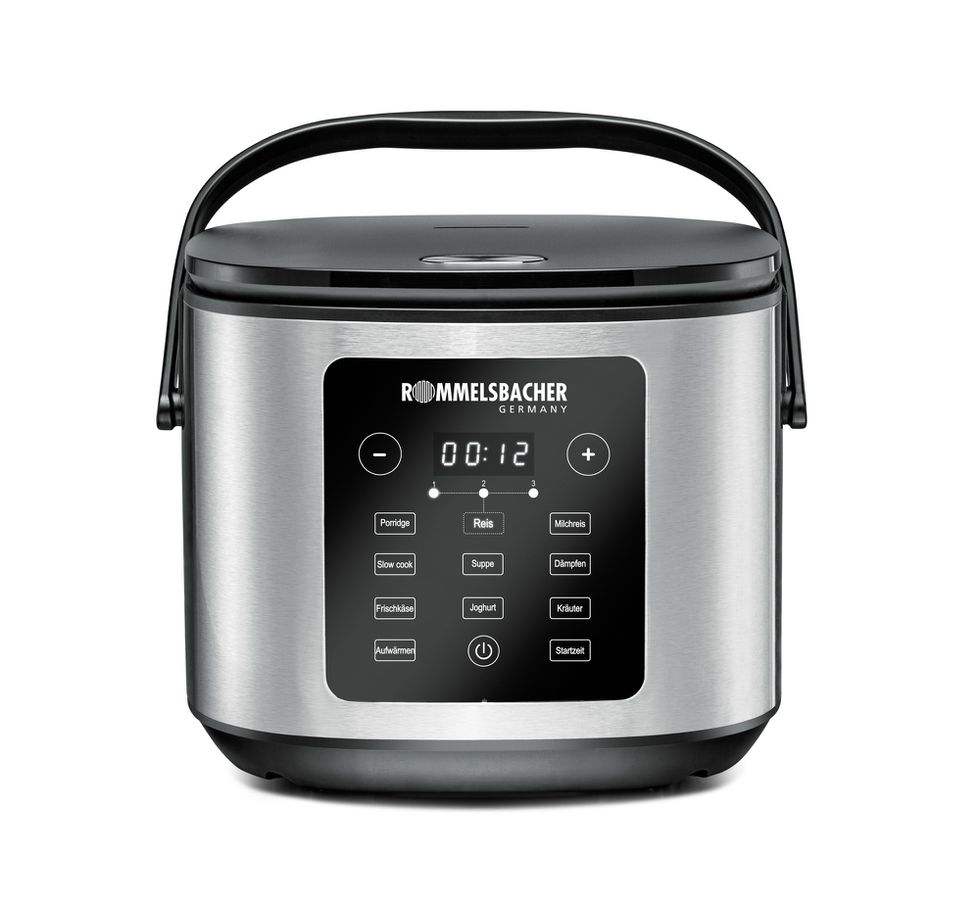 MULTI REISKOCHER MRK 950 - Multireiskocher, Edelstahl/schwarz, 860W