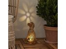 Solar Decoration Oxidog - Indoor, Outdoor, Warmweiss, Rost