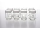Bocaux de remplacement pour yaourtière JG40, pots de 8 portions - Ersatzgläser für Joghurtbereiter JG 40, 8 Portionsgläser