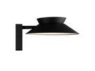 Solar-Wandleuchte Justina Schwarz - 5W, 3000K, 400lm, IP44