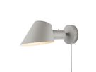 Stay Short, Wandleuchte, Grau - E27, max. 60W, IP20