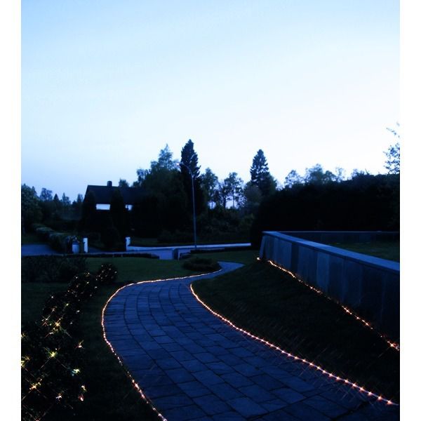 System 24 Extra, Lichternetz, 100x100cm - Schwarz, Warmweiss