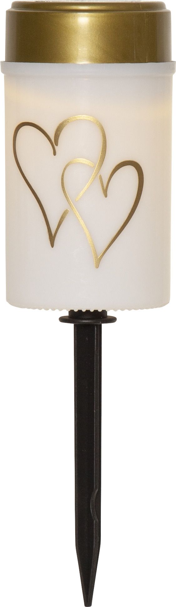 Solar Kerze Hearty - IP44, Warmweiss, 1 LED