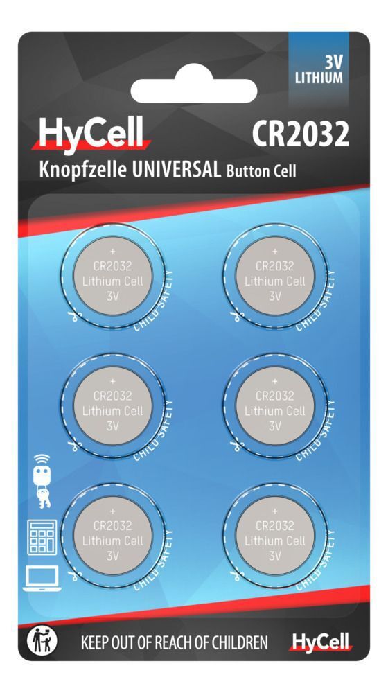 Lithium Knopfzellen CR2032 - Lithium Knopfzellen CR2032