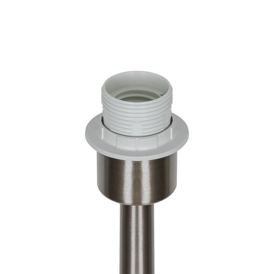 Stehlampe Cera Gebürsteter Stahl - E27, IP20, 230V