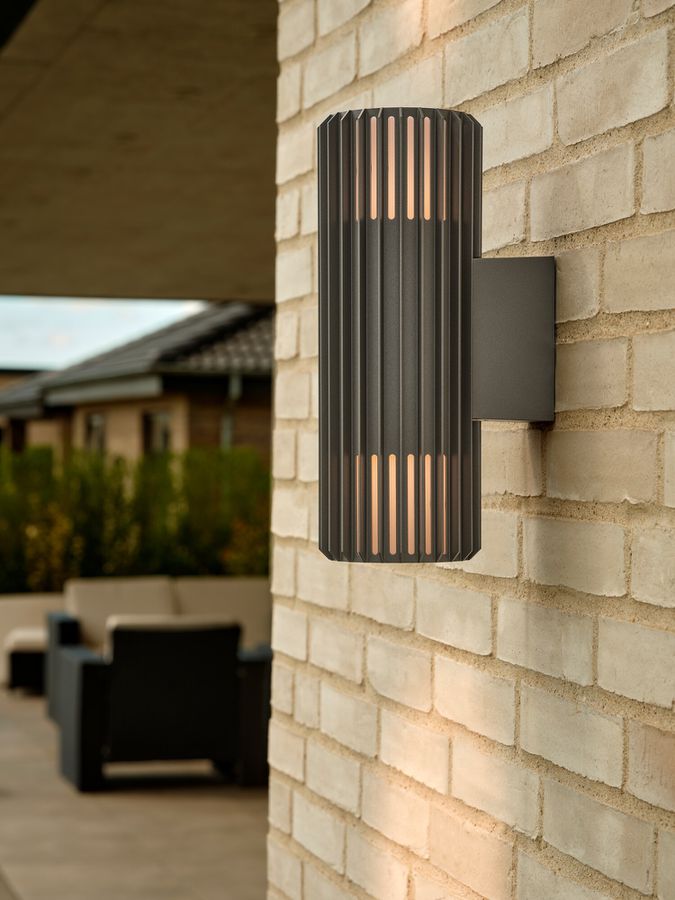 Wandleuchte Aludra Double - 2X15W, E27, IP54