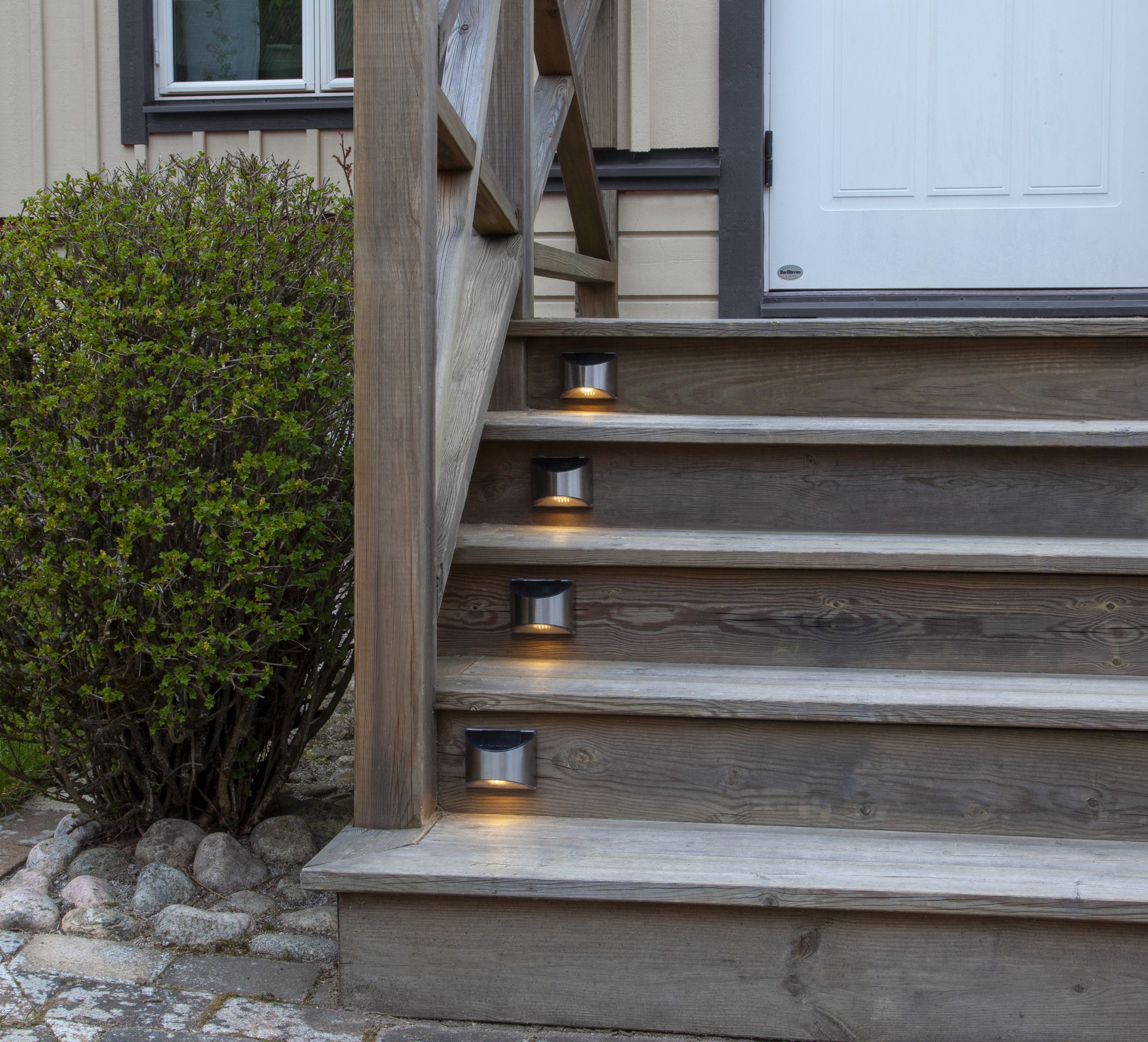Solar Wand Laterne 2-p Wally - Silber, Lichtfarbe Warmweiss