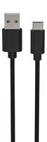 USB Typ-C Daten und Ladekabel 100 cm - USB Typ-C Daten und Ladekabel 100 cm, schwarzes Kabel