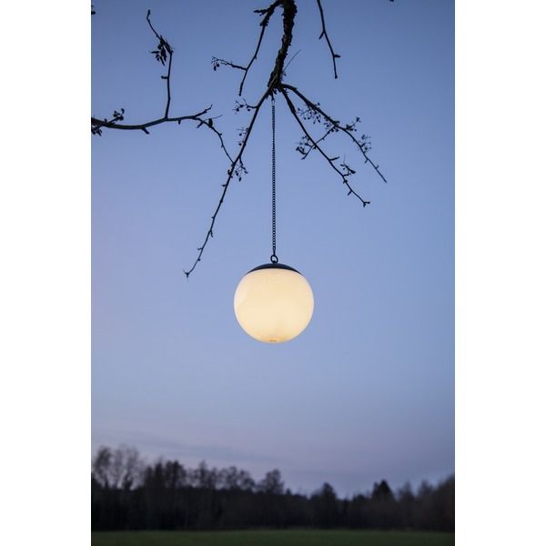 Solar Decoration Globus - IP44, Warmweiss, Dämmerungssensor