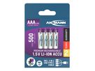 NiMH pile rechargeable Micro AAA 550mAh, 2er blister - 4er Kartonage