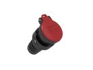 Kupplung T25 IP55 schwarz - Kupplung Typ 25, 3L+N+PE, 16 A, 440/250 V IP55