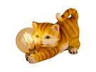 LED-Solar-Outdoorleuchte Katze l: 25cm - IP44, warmweiss, 0.06W