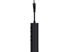 67W GaN Fast Charging Station - 2x T13, Out: USB-C1/ C2/ C3: 67W PD, C1+C2 shared: 45W + C3: 20W, USB-A: 5W, GaN, 1.5m Kabel,schwarz