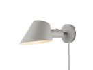 Stay Short, Wandleuchte, Grau - E27, max. 60W, IP20