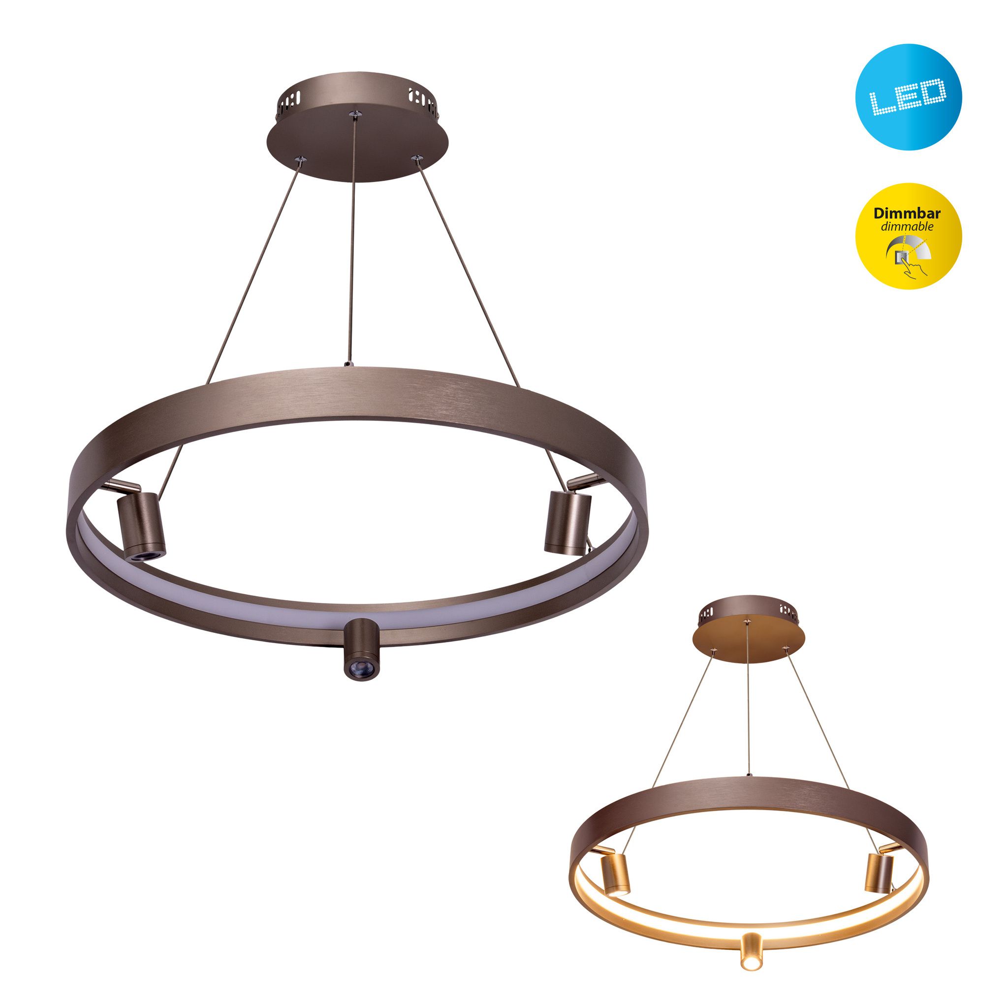 LED Pendelleuchte TRISTAN - LED-Modul, 37W, IP20