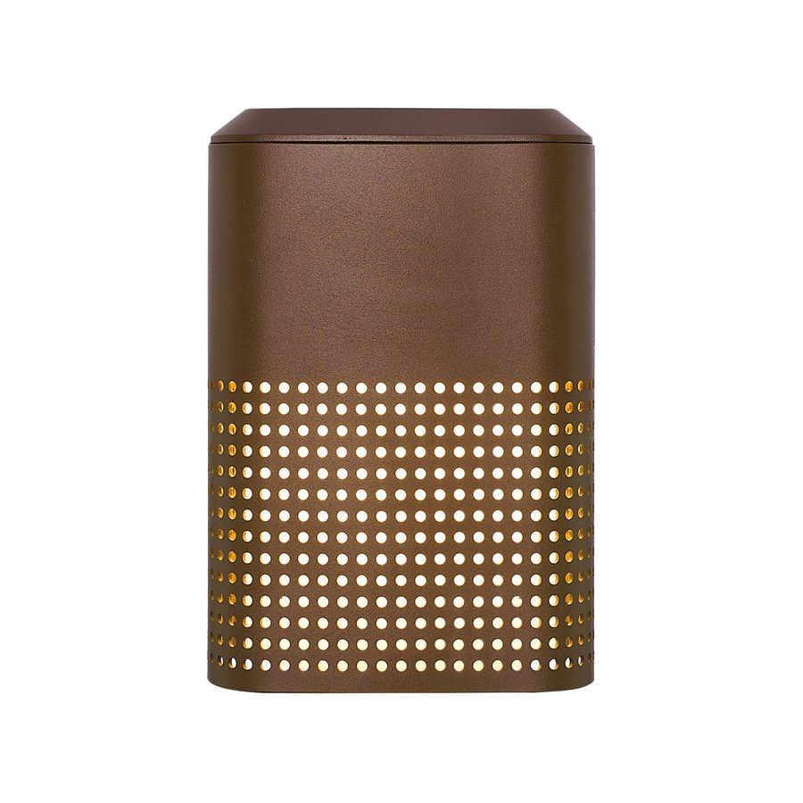 Wandleuchte Sidara  Seasidemetallischbraun - 15W, E27, IP54