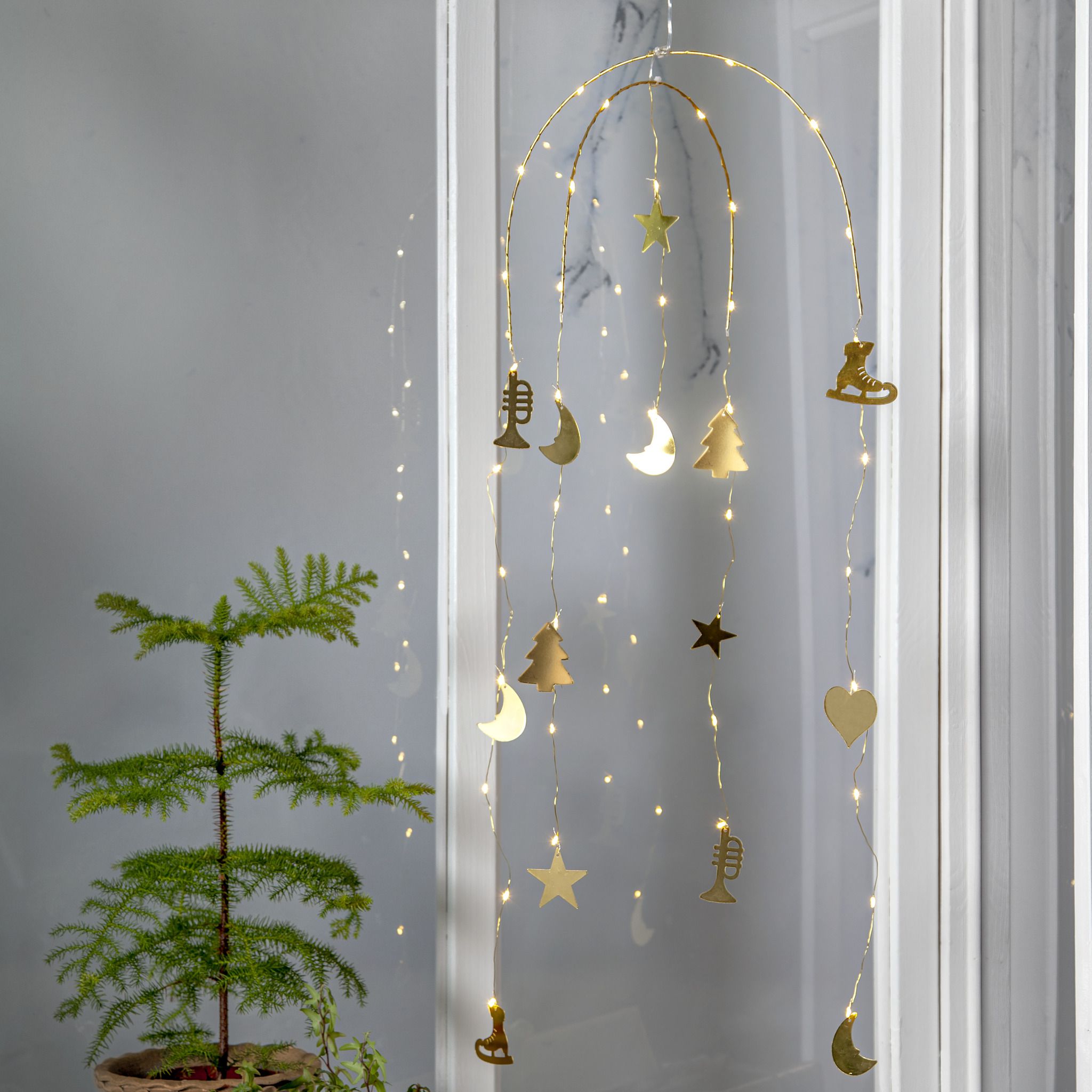 Indoor Dekoration DREAM - Indoor, Gold, 39 LED