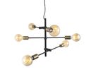 Josefine, Pendelleuchte, Schwarz - E27, max. 6x28W, IP20