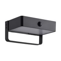 Solar-Wandleuchte Saulio  Schwarz - LED Modul, 4.5W, IP44