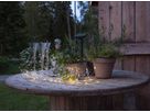 Solar Lichterkette Dew Drop - Silber, Lichtfarbe Warmweiss
