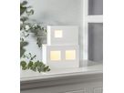 Tisch Dekoration E14 CUBE - Indoor, Weiss, 1 LED